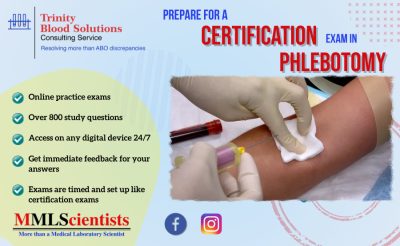 Phlebotomy certification practice exams